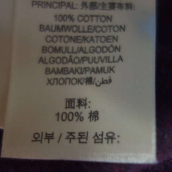 Burberry Brit 100% Cotton V-Neck Size XL T-Shirt - Picture 13 of 13